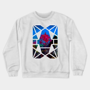 Pink geometric flower Crewneck Sweatshirt